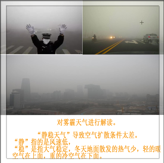 霧霾天氣主要安全，拐彎人多慢行多觀察